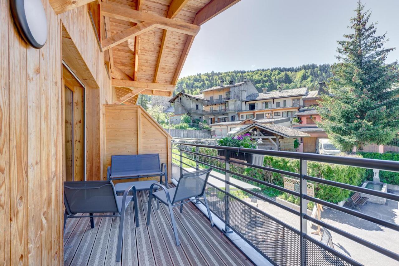 La Poudreuse - Duplex Avec Balcon Vue Montagne - Flumet Exterior foto