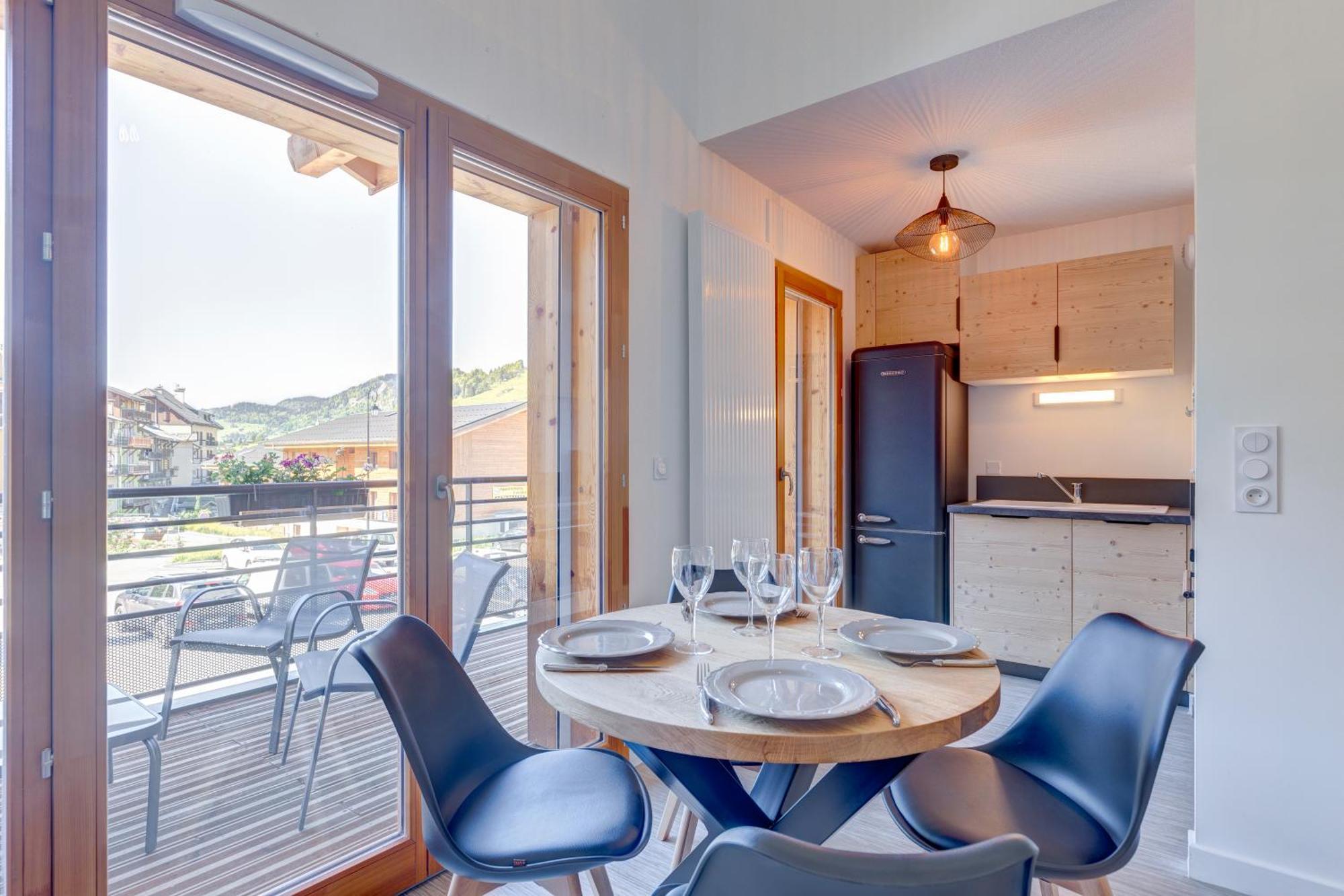 La Poudreuse - Duplex Avec Balcon Vue Montagne - Flumet Zimmer foto